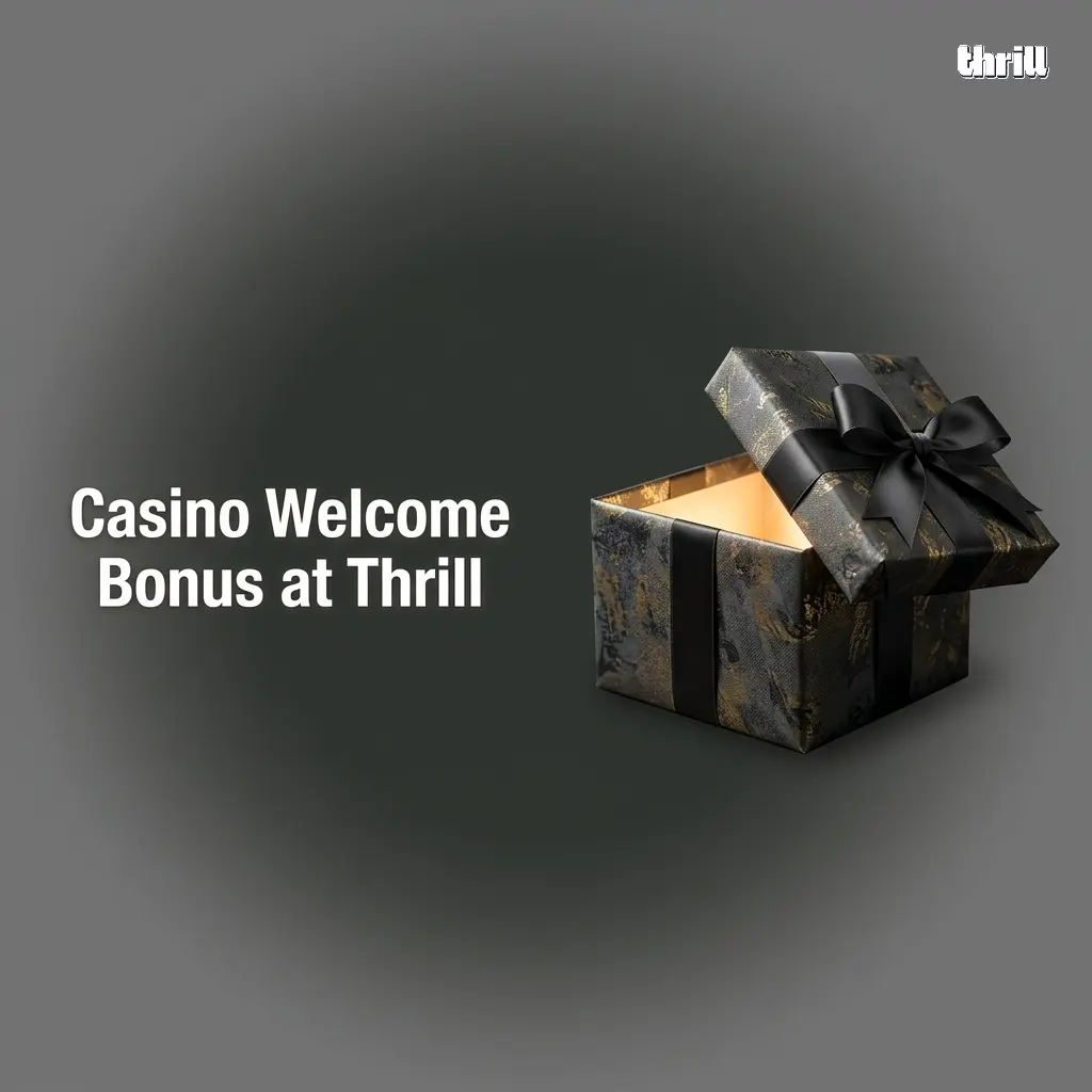 Casino welcome bonus at Thrill offering 70% Rakeback on net losses and a share of USD 75,000 weekly leaderboard prizes