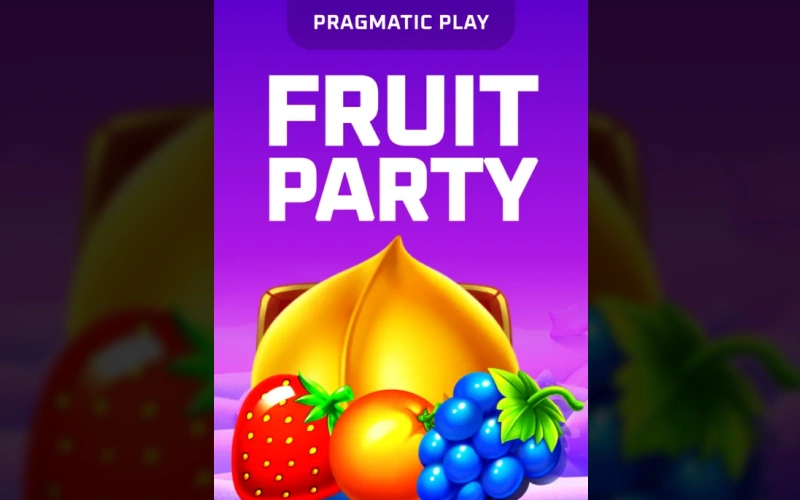Cascade colorful fruit clusters for sweet multipliers in Fruit Party slot at Thrill.