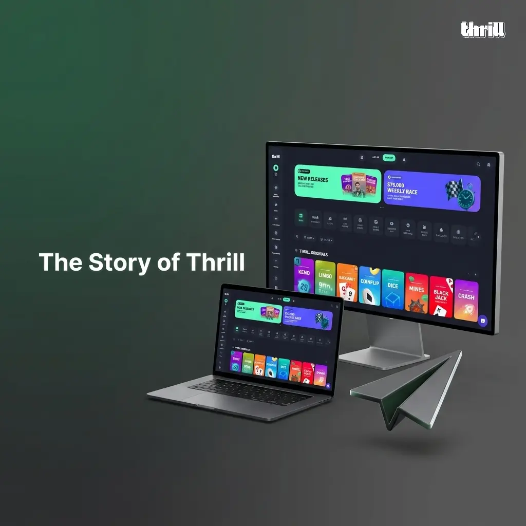 Thrill Casino founded 2022, licensed by Curacao Gaming Control Board, crypto-friendly gambling platform for Indian players