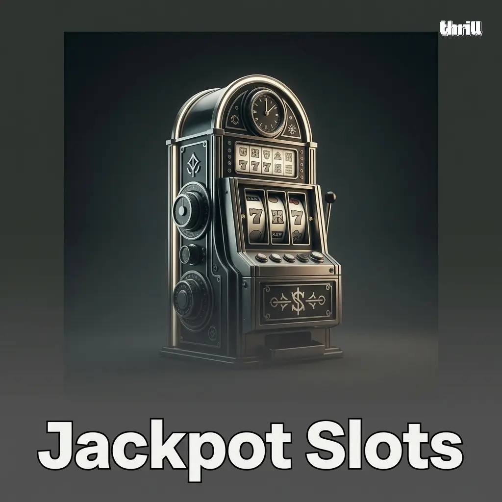 Jackpot slots at Thrill Casino featuring progressive and fixed prize games like Mega Moolah and Divine Fortune for Indian players