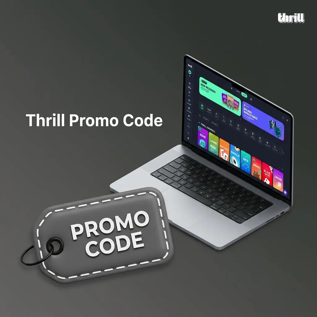 Thrill promo code entry field during account registration unlocking welcome bonus free bets and loyalty rewards