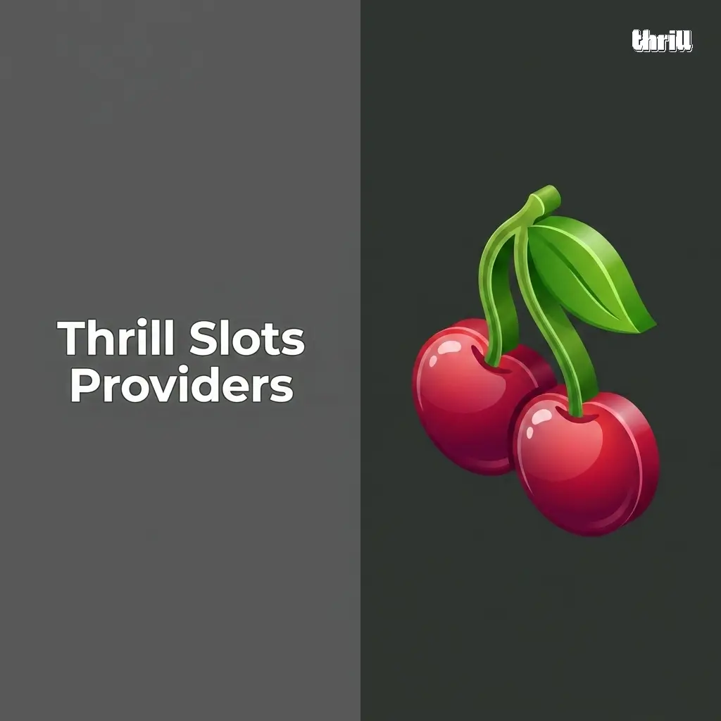 Thrill Casino slot providers including Pragmatic Play, NetEnt, Play'n GO and 50+ studios with certified fair RNG games
