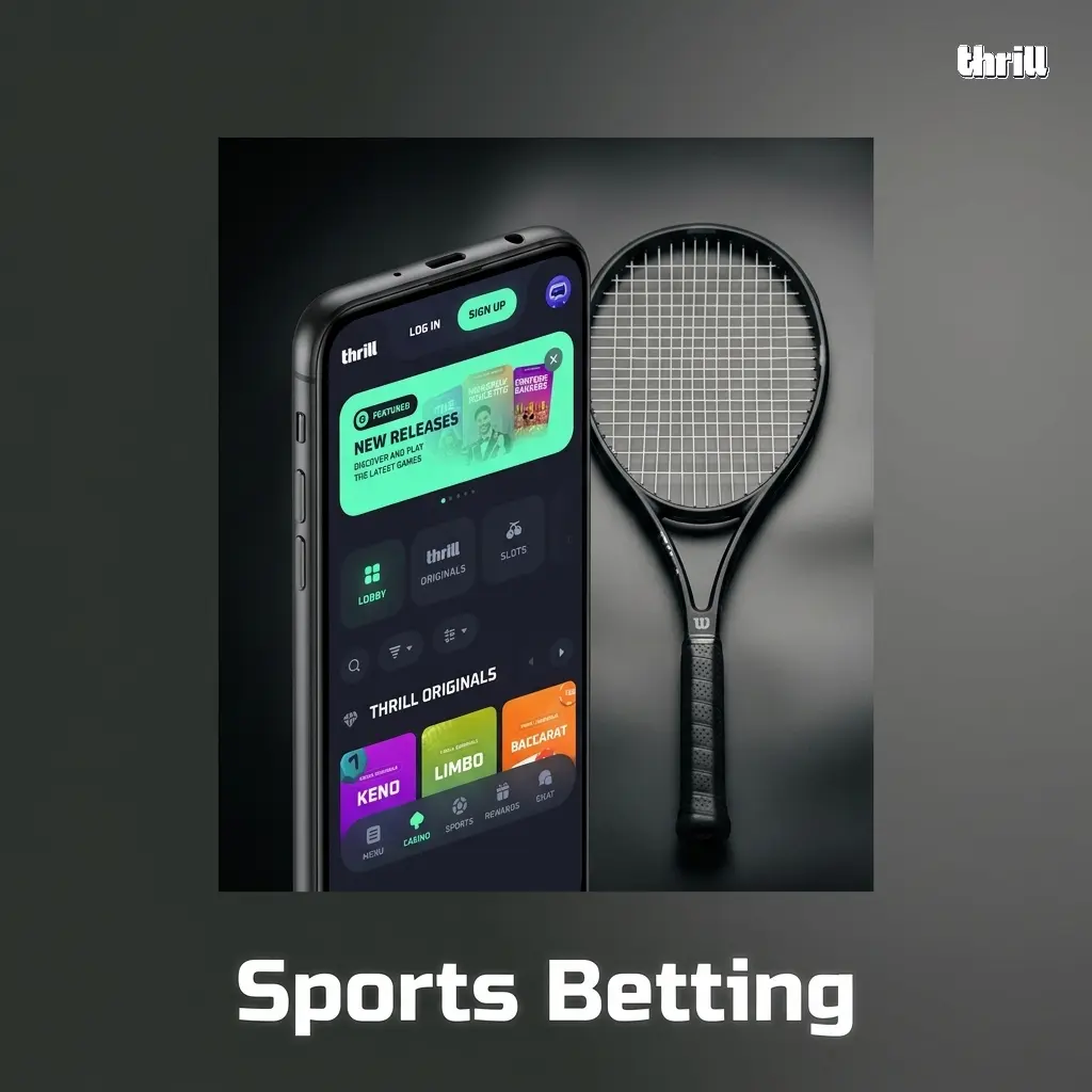 Thrill sportsbook covering cricket, kabaddi, football, tennis, NBA, UFC, esports and 30+ sports for Indian bettors